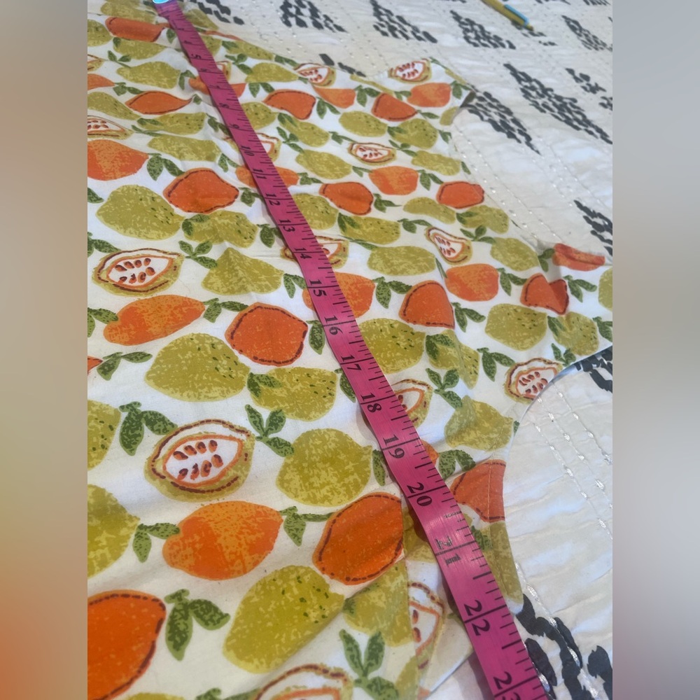 Cute Citrus Print Sleeveless Mini Dress - Picture 5 of 6